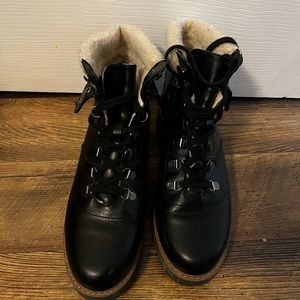 Faux Leather Boots
